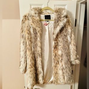 Faux fur jacket